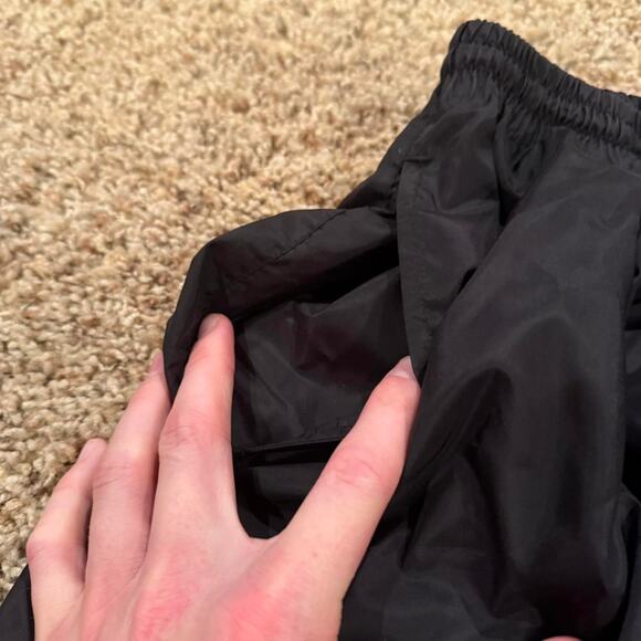 Y2K Fila Windbreaker Track Activewear Pants Mesh Lined Ankle Zip Sz.L - Picture 3 of 8